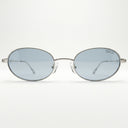 Lunettes de soleil SNOW argentées unisex – vue de face – Gango Brand