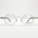 Lunettes de vue GLACIERA transparentes unisex – vue de face – Gango Brand