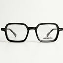 Lunettes de vue ECLIPS noires unisex – vue de face – Gango Brand