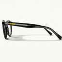 Lunettes de vue FROSTLINE noires unisex – vue trois quarts – Gango Brand