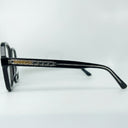 Lunettes de soleil PEARL noires femmes – vue trois quarts – Gango Brand