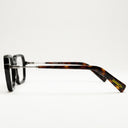 Lunettes de vue ECLIPS noires unisex – vue trois quarts – Gango Brand