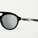 Lunettes de soleil ASTRA noires unisex – vue de profil – Gango Brand