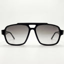 Lunettes de vue POLA noires unisex – vue de face – Gango Brand