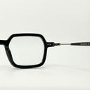 Lunettes de vue ECLIPS noires unisex – vue de profil – Gango Brand