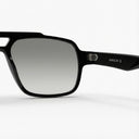 Lunettes de vue POLA noires unisex – vue de profil – Gango Brand