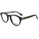 Lunettes de soleil FLINT noires unisex – vue de face – Gango Brand