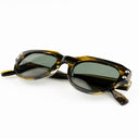 Lunettes de soleil SPARK jaunes unisex – vue de profil – Gango Brand