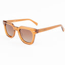 Lunettes de soleil GILD marron unisex – vue trois quarts – Gango Brand