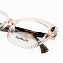 Lunettes de soleil ROSIE roses femmes – détail de la monture – Gango Brand