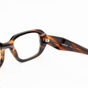 Lunettes de soleil GRAZE marron unisex – vue trois quarts – Gango Brand