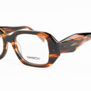 Lunettes de soleil GRAZE marron unisex – vue de profil – Gango Brand