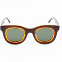 Lunettes de soleil PULSE marron unisex – vue arrière – Gango Brand