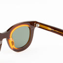 Lunettes de soleil PULSE marron unisex – vue de profil – Gango Brand