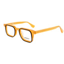 Lunettes de soleil MIGOLD dorées unisex – vue de face – Gango Brand