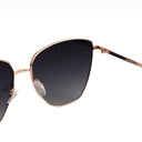 Lunettes de soleil ASHEN dorées femmes – vue de profil – Gango Brand