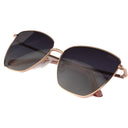 Lunettes de soleil ASHEN dorées femmes – vue trois quarts – Gango Brand