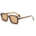 Lunettes de soleil HAZEL marron unisex – vue de face – Gango Brand