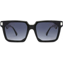 Lunettes de soleil B-REGAL noires femmes – vue de face – Gango Brand