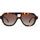 Lunettes de soleil Burn marron homme – vue de face – Gango Brand