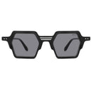 Lunettes de soleil S-INK noires unisex – vue trois quarts – Gango Brand