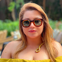 Lunettes de soleil PULSE marron unisex – vue de face – Gango Brand