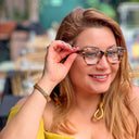 Lunettes de soleil JELLY marron femmes – vue de profil – Gango Brand
