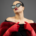 Lunettes de soleil ECLIPSE noires femmes – vue arrière – Gango Brand
