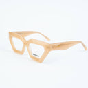 Lunettes de soleil LEMONADE beige femmes – vue de profil – Gango Brand