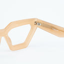 Lunettes de soleil LEMONADE beige femmes – détail de la monture – Gango Brand