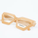 Lunettes de soleil LEMONADE beige femmes – vue arrière – Gango Brand