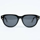 Lunettes de soleil NOIR noires unisex – vue de face – Gango Brand