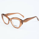 Lunettes de soleil PURE marron femmes – détail de la monture – Gango Brand