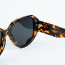 Lunettes de soleil DUNE marron femmes – vue trois quarts – Gango Brand