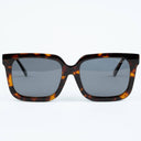 Lunettes de soleil RUBY marron unisex – vue de face – Gango Brand