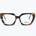 Lunettes de soleil AURA marron femmes – vue de face – Gango Brand
