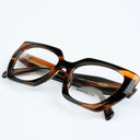 Lunettes de soleil AURA marron femmes – vue de profil – Gango Brand
