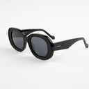 Lunettes de soleil TOPAZ noires femmes – vue de face – Gango Brand