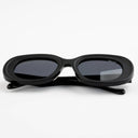 Lunettes de soleil TOPAZ noires femmes – détail de la monture – Gango Brand