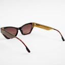 Lunettes de soleil FLOWER marron femmes – vue de profil – Gango Brand