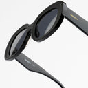 Lunettes de soleil TOPAZ noires femmes – vue de profil – Gango Brand