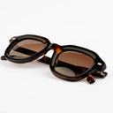 Lunettes de soleil COPPER marron femmes – vue de profil – Gango Brand