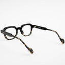 Lunettes de soleil WISP noires unisex – vue trois quarts – Gango Brand