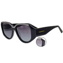 Lunettes de soleil DUNE DARK noires femmes – vue de face – Gango Brand