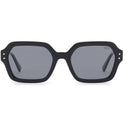 Lunettes de soleil NOCTURNE noires unisex – vue de face – Gango Brand