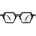 Lunettes de soleil INK noires unisex – vue de face – Gango Brand