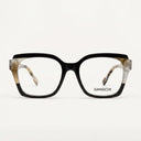 Lunettes de soleil MIRAGE noires unisex – vue de face – Gango Brand
