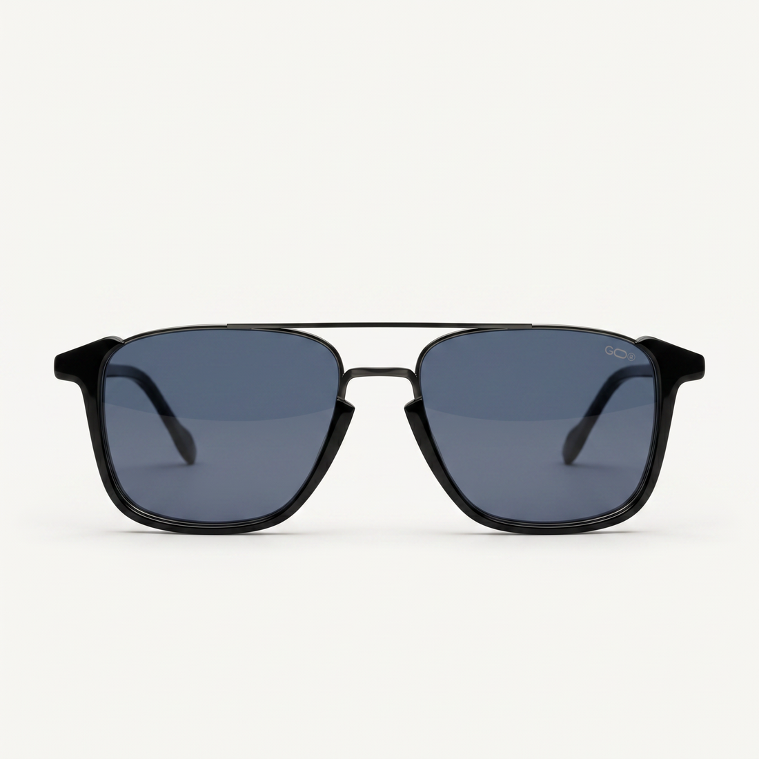 Lunettes de soleil COAST noires unisex – vue de face – Gango Brand