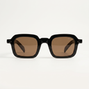 Lunettes de soleil BAMBO marron unisex – vue de face – Gango Brand