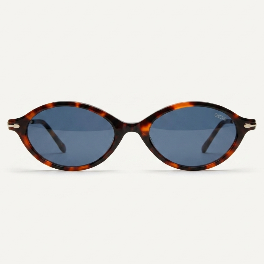 Lunettes de soleil HAVANA marron unisex – vue de face – Gango Brand